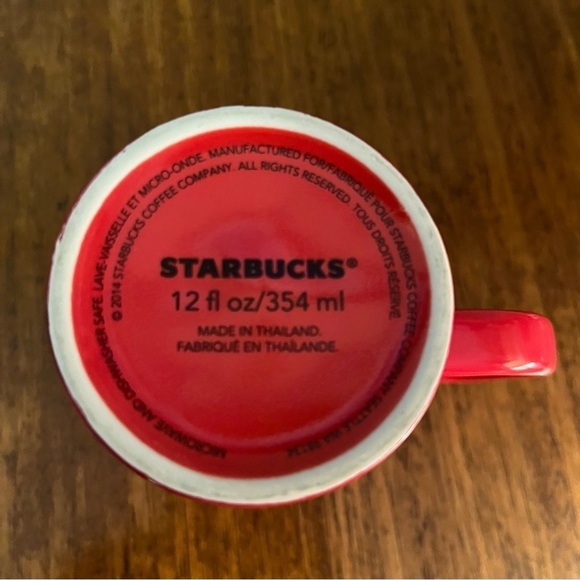 2014 Starbucks Coffee Mug Cup Holiday Blend Limited Edition Christmas Original - Picture 6 of 9